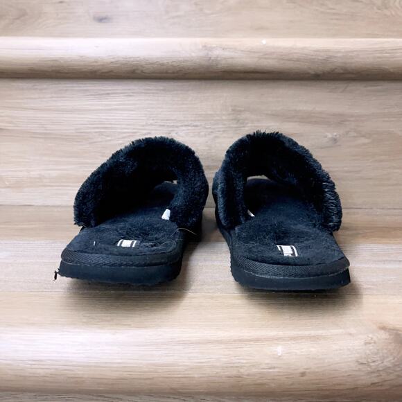 Women's Puma Fluff Remix Slides (Black US7) - Picture 3 of 8